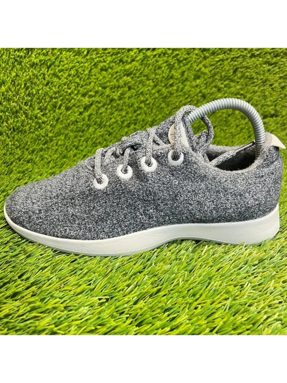 Allbirds Wool Runners Natural Gray Womens Size 8 Athletic Running Shoes Sneakers - Picture 3 of 10
